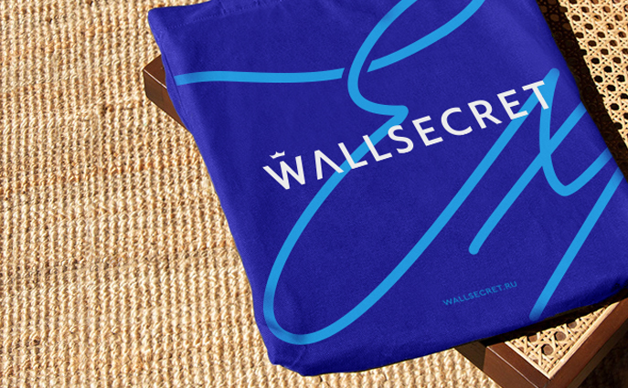 Создание бренда обоев Wallsecret